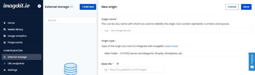 content delivery network imagekit new origin